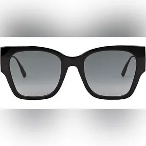 Dior 30Montaigne1 Italy Black Oversize Sunglasses Women\'s - 30MONTA1S 0807 1I Dior 30Montaigne1 Black Oversize Square w/ Gradient Lens  main image 3